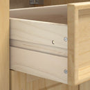 Kabinet SKI HonningBrun 40 x 46 x 81 cm Massiv fyrretræ