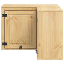 Kabinet SKI HonningBrun 80 x 80 x 60 cm Massiv fyrretræ