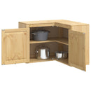 Kabinet SKI HonningBrun 80 x 80 x 60 cm Massiv fyrretræ