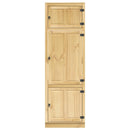 Kabinet SKI HonningBrun 66 x 58 x 207 cm Massiv fyrretræ