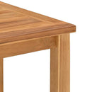 Sofabord Brun 45 x 45 x 36 cm Massiv Teaktræ
