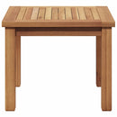 Sofabord Brun 45 x 45 x 36 cm Massiv Teaktræ