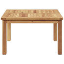 Sofabord Brun 60 x 60 x 36 cm Massiv Teaktræ