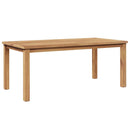Sofabord Brun 110 x 55 x 45 cm Massiv Teaktræ