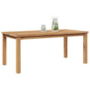Sofabord Brun 110 x 55 x 45 cm Massiv Teaktræ