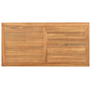 Sofabord Brun 110 x 55 x 45 cm Massiv Teaktræ