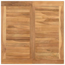 Sofabord med opbevaring Brun 60 x 60 x 45 cm Massiv Teaktræ