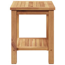 Sofabord med opbevaring Brun 50 x 35 x 45 cm Massiv Teaktræ
