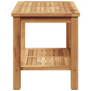 Sofabord med opbevaring Brun 70 x 40 x 45 cm Massiv Teaktræ