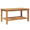 Sofabord med opbevaring Brun 90 x 50 x 45 cm Massiv Teaktræ