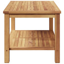 Sofabord med opbevaring Brun 90 x 50 x 45 cm Massiv Teaktræ