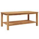 Sofabord med opbevaring Brun 110 x 55 x 45 cm Massiv Teaktræ
