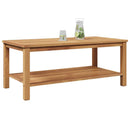 Sofabord med opbevaring Brun 110 x 55 x 45 cm Massiv Teaktræ