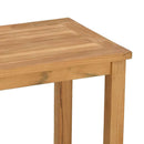 Konsolbord med opbevaring Brun 80 x 35 x 75 cm Massiv Teaktræ