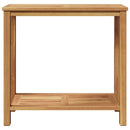 Konsolbord med opbevaring Brun 80 x 35 x 75 cm Massiv Teaktræ
