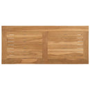 Konsolbord med opbevaring Brun 80 x 35 x 75 cm Massiv Teaktræ