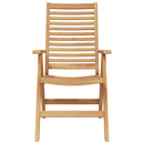 Stol 2 pcs Brun 64.5 x 52 x 108 cm Massiv Teaktræ