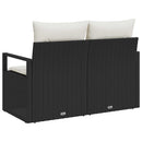 Havemøbelsofa med pude 120 x 62 x 69 cm polyrattan