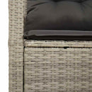 Havemøbelsofa med pude 120 x 62 x 69 cm polyrattan