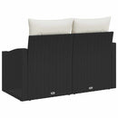 Havemøbelsofa med pude 123 x 62 x 69 cm polyrattan