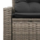 Havemøbelsofa med pude 123 x 62 x 69 cm polyrattan