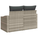 Havemøbelsofa med pude 123 x 62 x 69 cm polyrattan