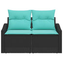 Havemøbelsofa Grå 123 x 62 x 69cm polyrattan