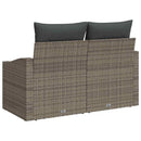 Havemøbelsofa med pude 123 x 62 x 69 cm polyrattan