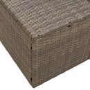 Havemøbelsofa med pude Grå 184 x 62 x 69 cm polyrattan