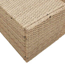 Havemøbelsofa med pude Beige 184 x 62 x 69 cm polyrattan