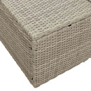 Havemøbelsofa med pude Grå 184 x 62 x 69 cm polyrattan