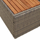Havemøbelsofa Grå 184 x 62 x 85cm polyrattan