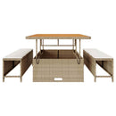 Have Spisebordssæt Beige polyrattan