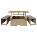 Have Spisebordssæt Beige polyrattan