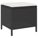 Have Spisebordssæt Sort polyrattan