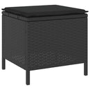 Have Spisebordssæt Sort polyrattan