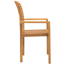 Spisestuestol 4 pcs Brun 62 x 55 x 94 cm Massiv Teaktræ