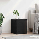 Opbevaringskasse Sort eg 40 x 42 x 46 cm Konstrueret træ