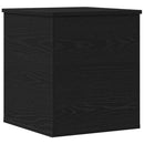 Opbevaringskasse Sort eg 40 x 42 x 46 cm Konstrueret træ
