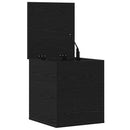 Opbevaringskasse Sort eg 40 x 42 x 46 cm Konstrueret træ