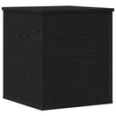 Opbevaringskasse Sort eg 40 x 42 x 46 cm Konstrueret træ