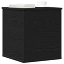Opbevaringskasse Sort eg 40 x 42 x 46 cm Konstrueret træ