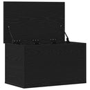Opbevaringskasse Sort eg 60 x 35 x 35 cm Konstrueret træ