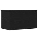 Opbevaringskasse Sort eg 60 x 35 x 35 cm Konstrueret træ