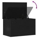 Opbevaringskasse Sort eg 60 x 35 x 35 cm Konstrueret træ