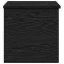 Opbevaringskasse Sort eg 60 x 35 x 35 cm Konstrueret træ