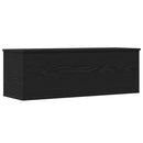Opbevaringskasse Sort eg 102 x 35 x 35 cm Konstrueret træ