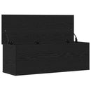 Opbevaringskasse Sort eg 102 x 35 x 35 cm Konstrueret træ