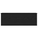 Opbevaringskasse Sort eg 102 x 35 x 35 cm Konstrueret træ