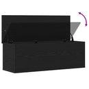 Opbevaringskasse Sort eg 102 x 35 x 35 cm Konstrueret træ